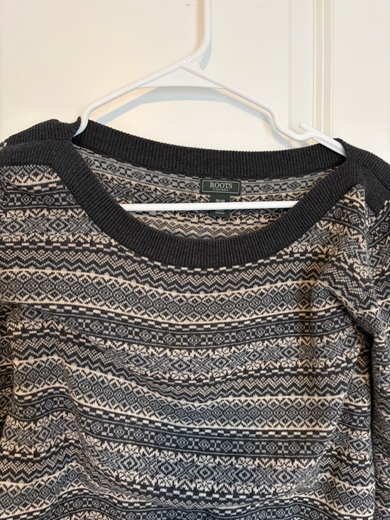 The Roots Canada Cabin Knit Sweater in Gray - Picture 5 of 6